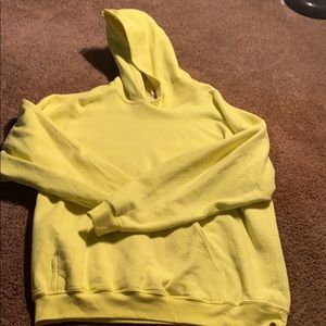 Gilden neon yellow hoodie